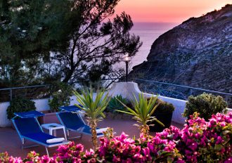 Hotel Grazia La Scannella Sonnenterrasse